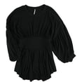 thumbnail image 2 of Free People Womens Empire Kimono Top Blusa, Negro, Small Free People parte superior del kimono, 2 of 2