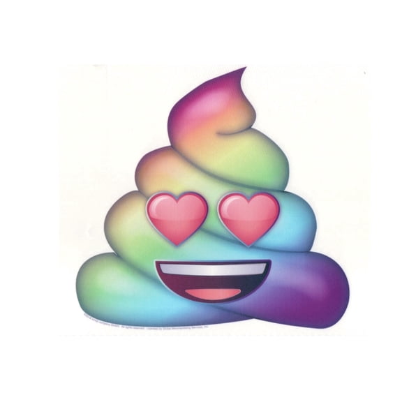 TNCT's Rainbow Love Poo Edible Icing Image