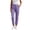 Purple, variant on Womens Cargo Pants Summer Ankle Slacks Casual High Waisted Straight Solid Color Work Travel Trousers with Multi Pockets