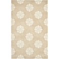 thumbnail image 1 of Safavieh Soho Collection SOH724B Handmade Beige and Ivory Wool Area Rug, 8 feet by 10 feet (8' x 10'), 1 of 3