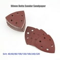 thumbnail image 2 of 20pcs Triangular Sanding Disc 90mm 6 Hole Hook & Loop Sandpaper Abrasive Tools, 2 of 5