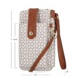 thumbnail image 2 of Mundi - Bolsa cartera para mujer con bloqueo RFID Jacqui, monedero compacto de viaje para celular, piel sintética, arena (Bridgehampton Sand), 2 of 5