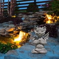 thumbnail image 3 of FitBest 1Pcs Garden Dragon Statue Lovely Baby Dragon Blink Yoga Baby Dragon Statue, 3 of 8