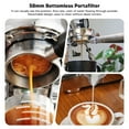 thumbnail image 3 of Porte-Filtre à Café 54mm Aluminium Machine à Expresso Alliage 2 Oreilles Poignée de Porte-Filtre Sans Fond avec Écran de Filtre Simple Couche 54mm, 3 of 8