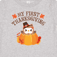 thumbnail image 4 of Inktastic My 1st Thanksgiving Cute Owl in Pumpkin Boys or Girls Baby T-Shirt, 4 of 5