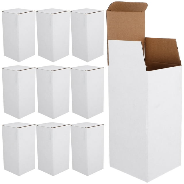 Miangastore 10pcs Corrugated Paper Box with Dividers for Packing Moving Wine and Multi Function Shipping