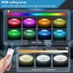 thumbnail image 3 of Luz de techo LED de 36 vatios con altavoz Bluetooth, inteligente con TjQuery112408293984578969438_1711510006895L? Control y control de aplicaciones, cambio de color RGBW, ajustable para dormitorio,, 3 of 5