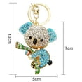 thumbnail image 7 of Naierhg Rhinestone Inlaid Koala Pendant Keychain Car Key Ring Holder Bag Charm, 7 of 7