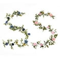 thumbnail image 4 of Artificial Daisy And Eucalyptus Leaf Vine With Butterfly 6 2Ft Home Decoration For Weddings And Special Events, 4 of 8