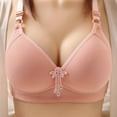 thumbnail image 2 of DPTALR Womens Dailywear Bars Embroidered Glossy Comfortable Breathable Bra Underwear No Rims, 2 of 5