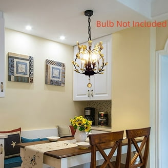 4-Light White Crystal Chandelier For Bedroom – Modern Acrylic Mini Chandelier With Adjustable Height, Dimmable