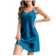 thumbnail image 1 of Fankiway Robe d'Été Décontractée Sans Manches à Col Rond pour Femmes, Tenue de Maison, Robe Courte, Robes d'Été pour Femmes, Robes Sans Manches pour Femmes Grande Taille, 1 of 3