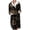 Yellow, variant on Plush Robes for Women Women's Fleece Plush Robe Long Warm Plush Bathrobe Loungewear Jacket Printed Comfort Robe Women's Robes