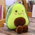 thumbnail image 2 of BOBO Large Avocado Fruit Soft Plush Toy Furry Stuffed Toy Avocado Plush Doll Cute Toy Avocado Stuffed Pillow Kawaii Food Shaped Fruit Series Hugging Pillow for Kids, 2 of 7