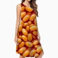 thumbnail image 2 of Baked Beans Casual Sleeveless Loose Sundress Dress For Women Summer Dress Daily Woman, 2 of 4