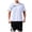 White, variant on Ketyyh-chn99 Mens 2 Piece Zip Tracksuit Polo Shirt and Shorts Sets Mens Summer Casual Sportswear Short Sleeve Round Neck Top Shorts Two Piece Set Size for L,Red