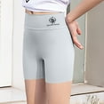 thumbnail image 2 of Annhoo Summer Yoga Shorts for Girls High Waisted Solid Seamless Outdoor Casual Shorts for Kids 3-12 Years, 2 of 5