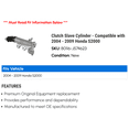 thumbnail image 2 of Clutch Cylinder - Compatible with 2004 - 2009 Honda S2000 2005 2006 2007 2008, 2 of 2