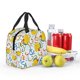 thumbnail image 5 of Fotbe Ducks and Anchors Bolsa Térmica con Estampado y Forro de Aluminio Grueso Bolsa de Almuerzo con Bolsillo Frontal para Hombres y Mujeres, Ideal para Trabajo, Escuela, 5 of 8