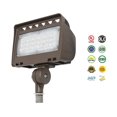 thumbnail image 5 of Westgate LED Security Floodlight – Aluminum Housing – Dimmable - High Lumen - Waterproof IP65 - 120-227V (12 Watt, 5000K Warm White), 5 of 9
