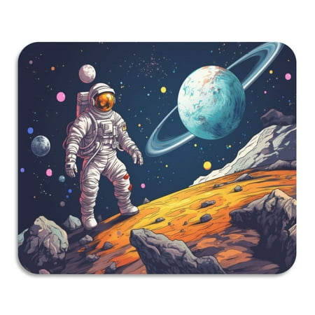 

ALAZA Dish Drying Mat for Kitchen Astronaut Space Counter Absorbent Draining Pad 19.7 x15.7