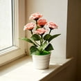 thumbnail image 4 of PBAZIH Simulated Flower Bonsai Plastic Decoration for Home and Office Realistic Green Plant Ornament for Living Room, Dining Room, and Workspace Ambiance, 4 of 6