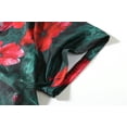thumbnail image 4 of SSLR Womens T Shirts V Neck Criss Cross Floral Tee Short Sleeve T Shirt, 4 of 6