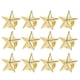thumbnail image 2 of 12 Pcs Clothes Pin Five Point Star Badge Blank Star Badge Star Pin Badges Star Enamel Lapel Pin Star Brooch, 2 of 2
