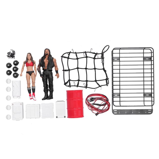 Kit de cajas decorativas de luz LED para portaequipajes sobre orugas de control remoto 1/10 para TRX4/90046/SCX10/D110
