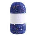 thumbnail image 4 of 3 Rolls Comfortable Crochet Yarn Hand Knitting Yarn Soft Yarn Rainbow Color Dots Mohair Yarn for Hat Blanket Knitting, 4 of 9