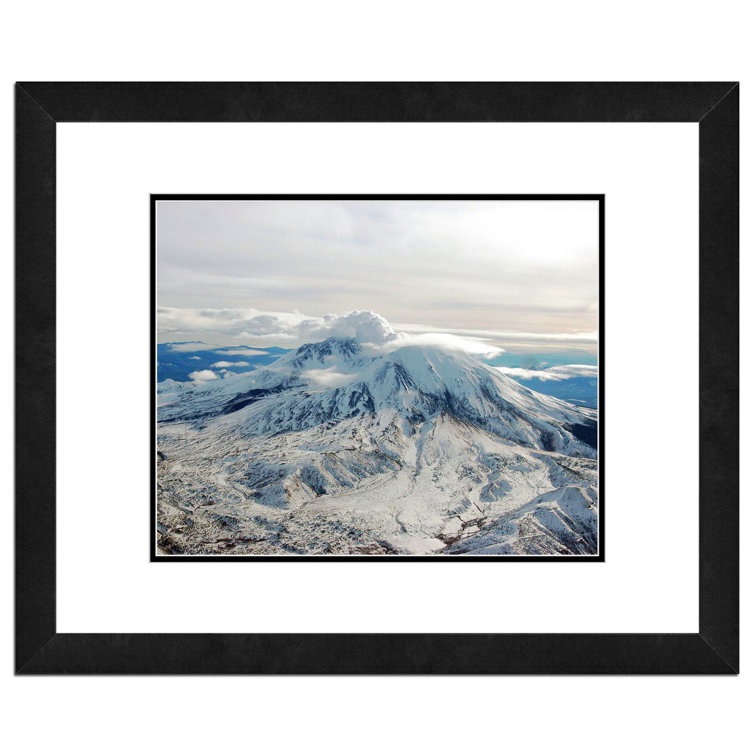 Mount St. Helen's Framed Photo by Photo File - Walmart.com
