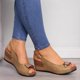 thumbnail image 3 of Woman Summer Wedge Sandals Comfortable without Grinding Feet Sandals for Camping Indoor Walking, 3 of 4