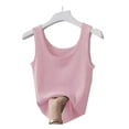thumbnail image 5 of Women Ribbed Tank Top Summer Round Neck Sexy Basic Vest Solid Sleeveless Vest Female Casual Tank Tops Elastic Slim Shirt Tee, 5 of 5