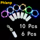 thumbnail image 2 of 10pcs 6pcs Copper Wire LED String Lights Holiday Fairy Lights Garland Christmas Tree Decor Wedding Party DIY Natal Navidad 2023, 2 of 5