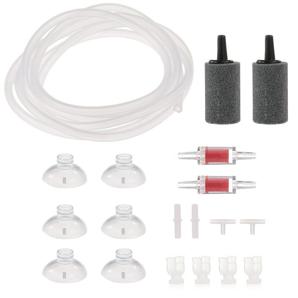 Aquarium Air Pump Accessories Set with Airline Tubing Air Stones Check