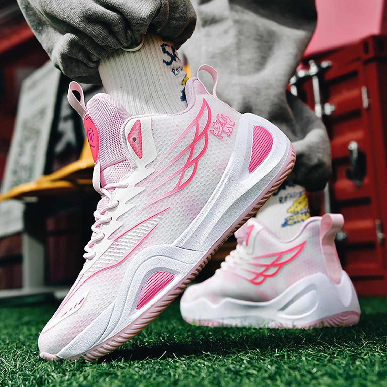 womens white high top basketball shoes