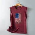 thumbnail image 5 of DailyTrove Women's Vintage American Flag Tank Top - Polyester Patriotic & Retro Wear, Stylish for Memorial Day, 5 of 5