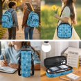 thumbnail image 3 of Pzuqiu Paw Print 4-Piece Girls Backpack Set - 17 Inch Large Capacity Schoolbag with Insulated Lunch Box Pencil Case Water Bottle Holder Bookbag for Girls 10-12 Elementary Middle School, 3 of 7