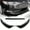 Painted Black, variant on Stay Tuned Performance For 17-18 Ford Fusion/Mondeo Unpainted Matt Black Front Bumper Body Kit Lip 3PCS