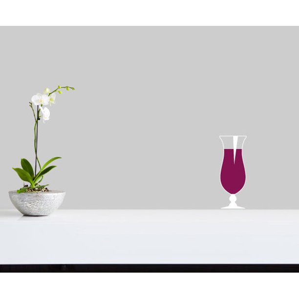 Drinking Glass Beverage Wall Decal Vinyl Decal Car Decal
