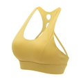 thumbnail image 1 of Toystoory Sujetador deportivo para mujer, elástico sin costuras, acolchado para yoga, correr, Fitness, entrenamiento Uniforme atlético amarillo M, 1 of 6