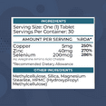 thumbnail image 2 of Copper Zinc Selenium Blend - 3 in 1 Mineral Supplement - 30 Tablets | New World Health Brands, 2 of 8