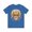 Columbia Blue, variant on Mask Shirt, Shirt with Mask, Tee Shirt with Gold Face