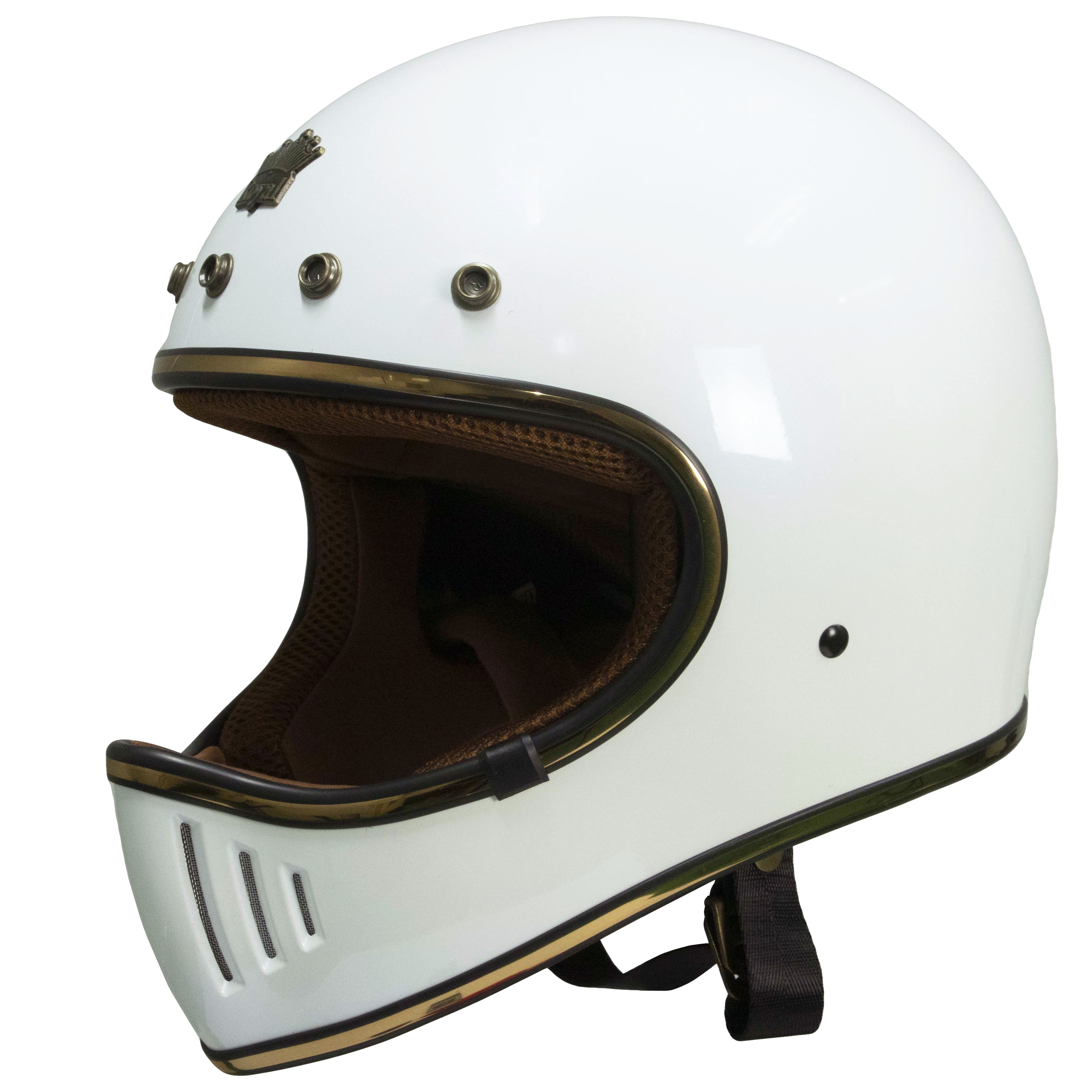 Royal M141 Full Face Motorcycle Helmet DOT Approved Motorcycle Helmet Size S White