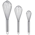 thumbnail image 1 of Whisks For Cooking, 3 Pack Stainless Steel Whisk For Blending, Whisking, Beating And Stirring, Enhanced Version Balloon Wire Whisk Set, 8"+10"+12", 1 of 7