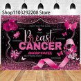 thumbnail image 3 of Cinta rosa Mariposa Amor Esperanza Apoyo Coraje Tema Octubre Concientización sobre el cáncer de mama Actividades benéficas Fiesta para mujeres Accesorios, 3 of 5