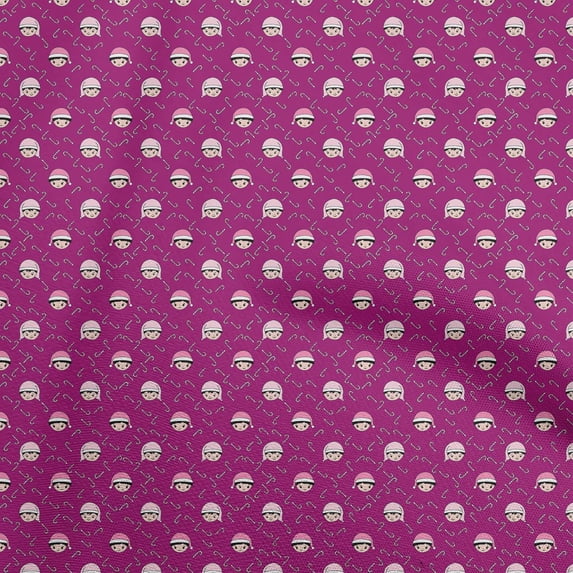oneOone Velvet Dark Magenta Fabric Christmas Sewing Craft Projects Fabric Prints By Yard 58 Inch Wide