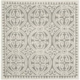 thumbnail image 5 of SAFAVIEH Cambridge Leslie Geometric Wool Area Rug, Silver/Ivory, 7'6" x 9'6", 5 of 5