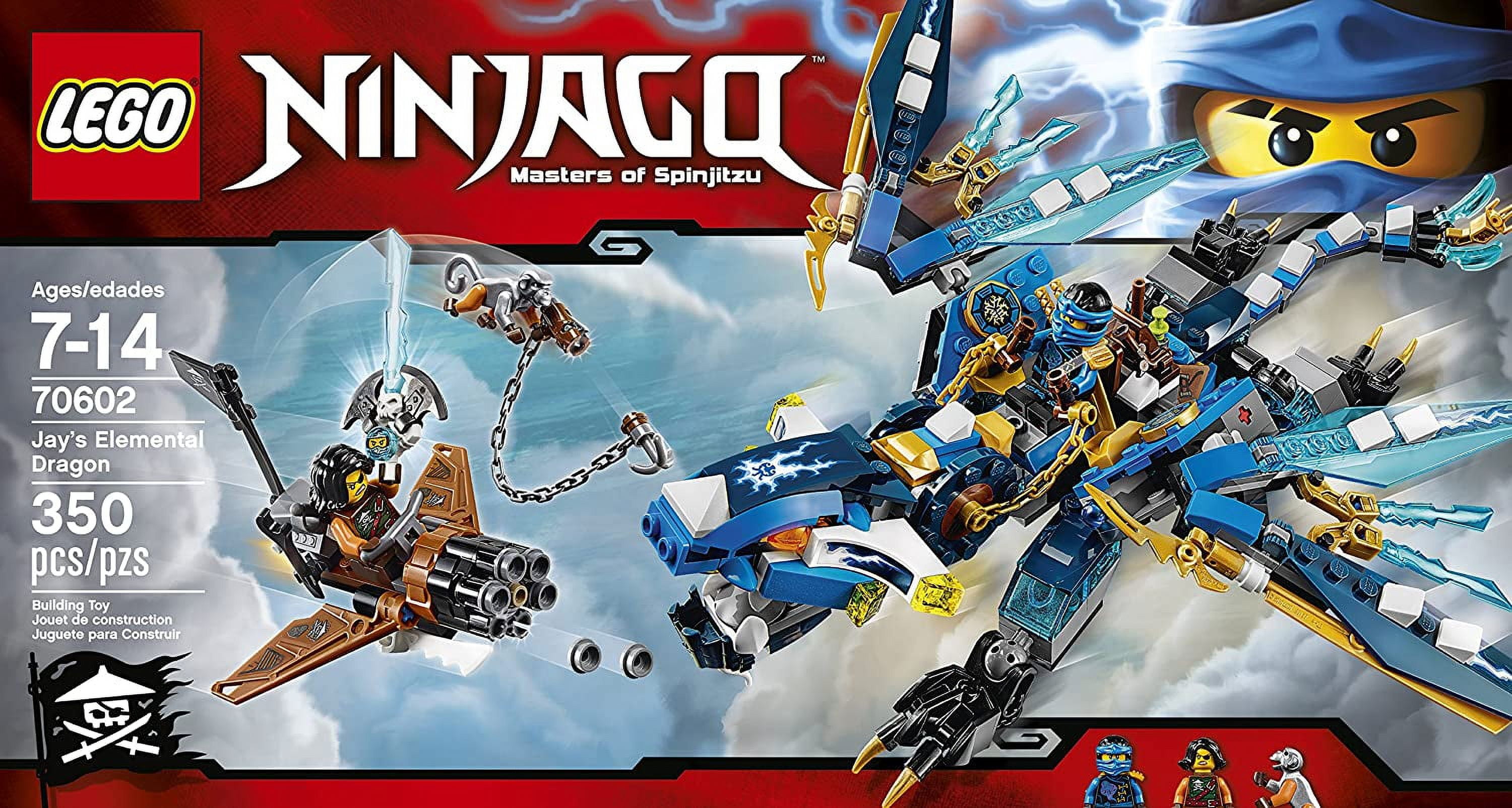 LEGO Ninjago Jay s Elemental Dragon 70602 Walmart