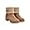 Camel, variant on KAQ Women Cute Warm Short Boots Women's Winter Snow Fleece Suede Chunky Mid Heel Round Toe Ankle Booties Chunky Boots